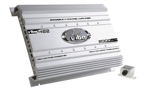 Lanzar VIBE422 Vibe 2000 Watt 4 Channel Mosfet Amplifier Car Audio Amp