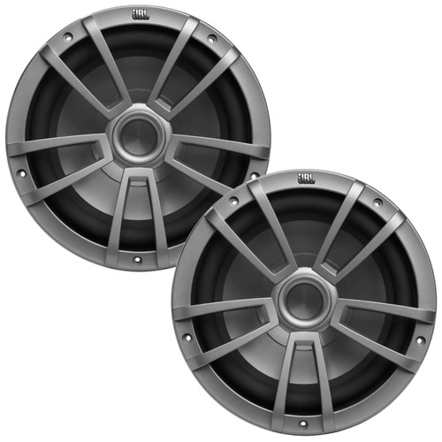 One Pair (QTY 2) Of JBL Stage Marine 10" OEM Replacement 600 Watts Max Power Marine Audio Gray Subwoofer (Bulk Packaging)