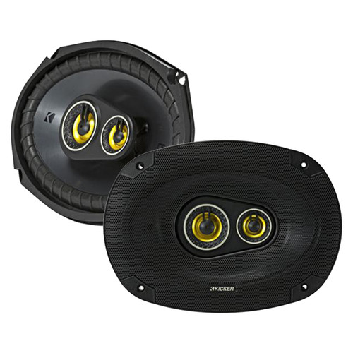 Kicker CS Series 46CSC6934 6x9" 450 Watt Max Power Coaxial Car Audio Speakers (Black, Pair)