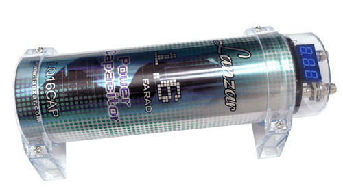 Lanzar LQ16CAP Contaq 1.6 Farad 12 Volt  Power Capacitor