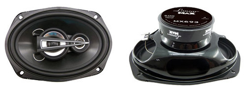 Lanzar MX693 6'' x 9'' 600 Watts 3 Way Triaxial Speakers Car Audio