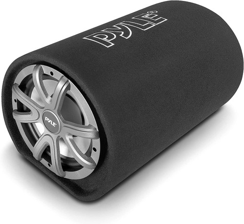 Pyle PLTB101 10" 500 Watt Rear Vented Tube Subwoofer Enclosure