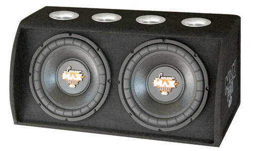 Lanzar MXBB122 Max Pro Dual 12'' 2400 Watt  High Power Ported Subwoofer Enclosure