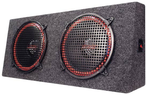 Pyramid PP12 Dual 12'' 300 Watt 4-Way Stereo Hatchback Speaker System Sub