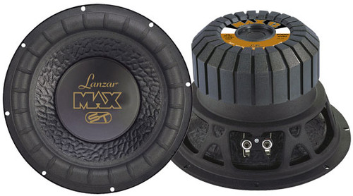 1 x  Lanzar MAX1 x 2 Max 1 x 2'' 1 x 000 Watt Small Enclosure 4 Ohm Subwoofer Sub