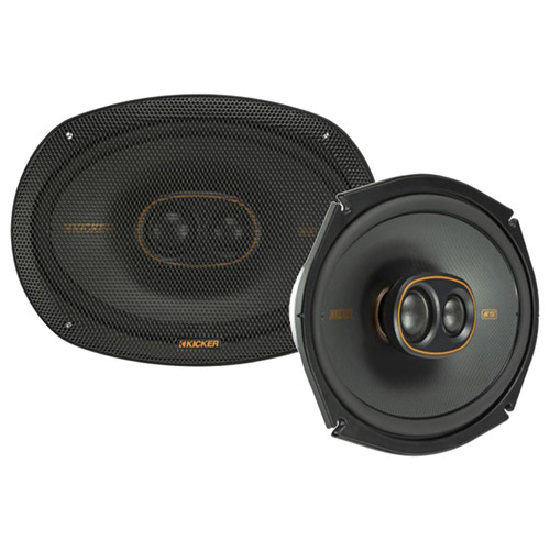 Kicker 47KSC69304 KS-Series 6x9" 3-Way Triaxial 4 Ohm Car Audio Speakers