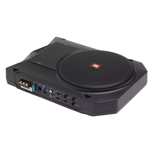 JBL BassPro SL2 8" 125 Watts RMS Power Self-Powered Shallow Low Profile Underseat Car Audio Subwoofer System