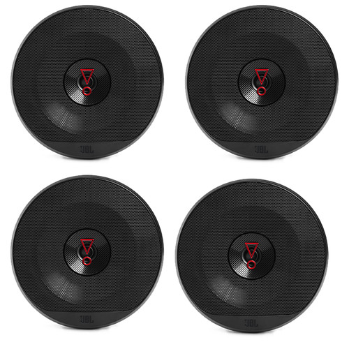 4X JBL Stage3 627 6.5" 225 Watt Peak Power 3 Ohms 2-Way Coaxial Car Audio Speakers