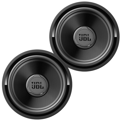 One Pair (QTY 2) Of JBL STADIUM122SSI 12” 1500 Watts Max Power High Performance Car Audio Subwoofer with Selectable Smart Impedance