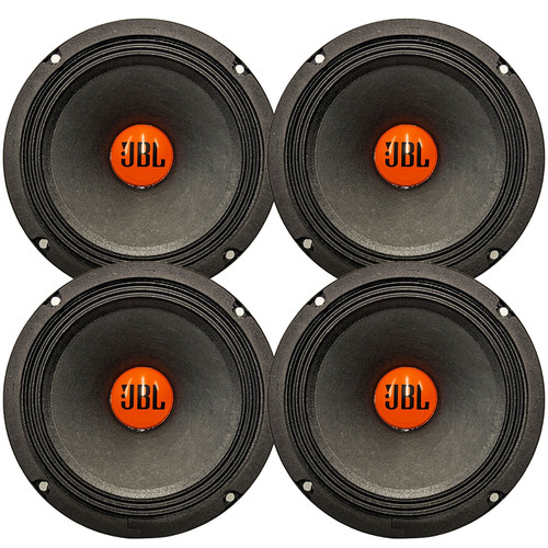 2 Pair (QTY 4) of JBL SHOCKWAVE150W65 6.5" 300 Watt Peak Power Midrange Woofer Car Audio Speakers