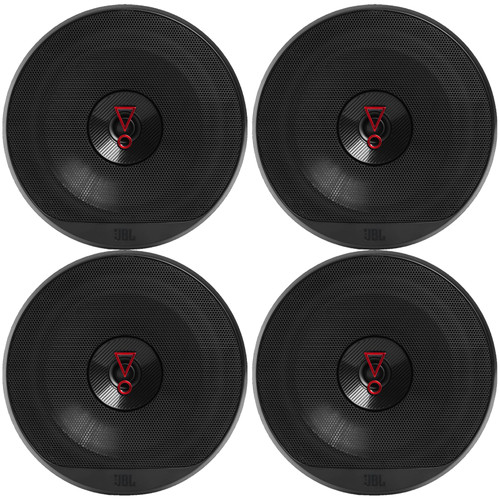 2 Pairs (QTY 4) of JBL Stage3 627 6.5" 2-Way 225 Watt Peak Power Coaxial Car Audio Speakers