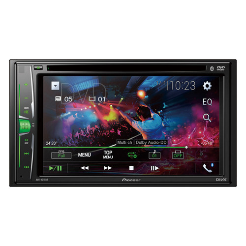 Pioneer AVH-A215BT Double DIN Bluetooth USB AUX Multimedia AV CD/DVD Player Receiver with 6.2" Clear Resistive Screen