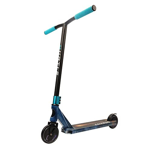 Lightweight Kick Stunt Scooter - Lab Tested Safety Certified Street Freestyle Trick Scooter w/ Alloy Deck, High Impact Wheels, ABEC-9 Bearing, HIC System - for Kids & Teens (Gravity in Aliens)