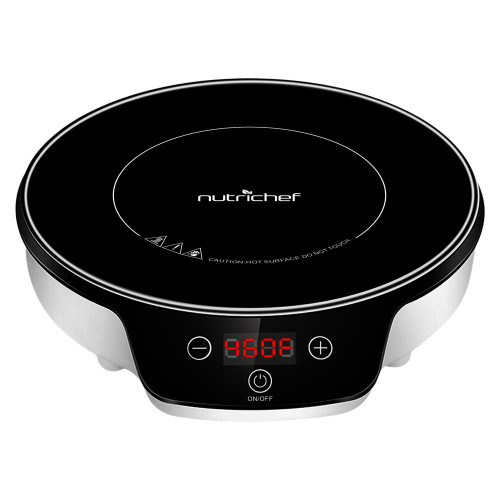 Nutrichef NCIT2S Portable Single Burner Induction Cooktop