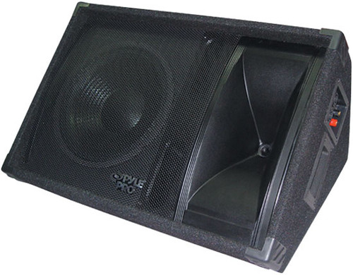 Pyle PASC15 800 Watt 15'' Two-Way Stage Monitor Speaker System DJ Pro