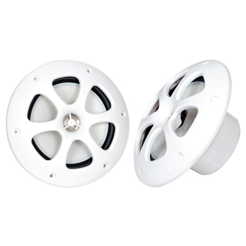 Kenwood KFC-1613MRW 6.5" 100 Watts Peak Power 2-Way Water-Resistant White Marine Speakers (Pair)