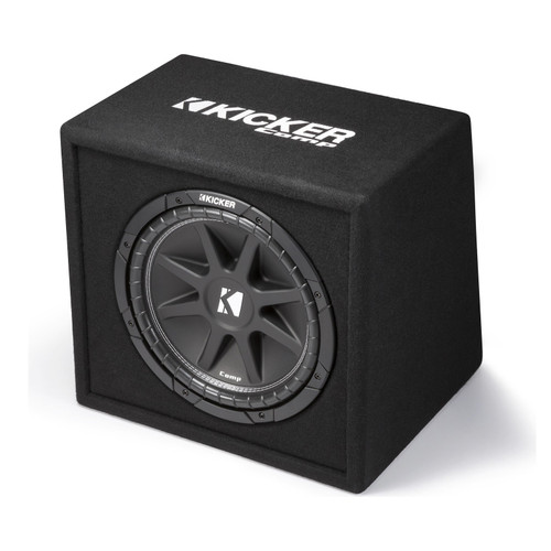Kicker 43VC124 12" 300W Max Power Dual 4 Ohms Vented Subwoofer Enclosures