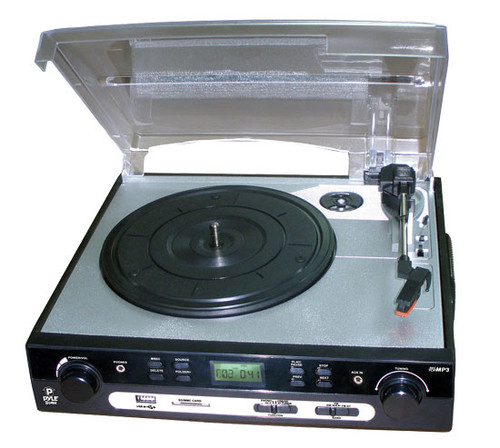 PyleHome PLTTB9U USB Turntable direct-to-digital USB SD Encoder & AM/FM  Conversion