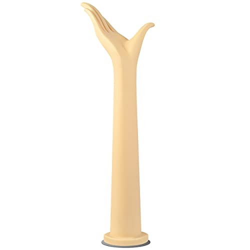 SereneLife 18" Extended Long Dummy Female Mannequin Hand - Jewelry Hand Display Holder (Skin)
