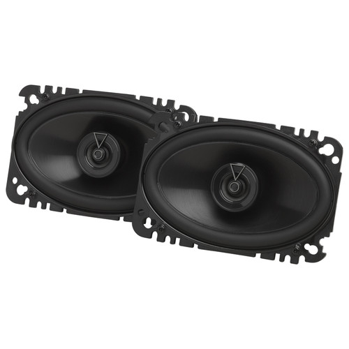 JBL Club Series 644F 4"x 6" 120 Watt Peak Power 2-Way Car Audio Speakers with No Grilles (Pair)