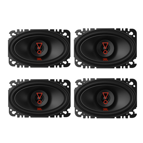 2 Pair (Qty 4) of JBL Stage3 6427 4x6" 175 Watt Peak Power 2-Way Car Audio Speakers