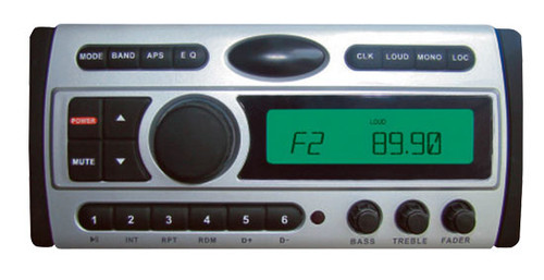 Pyle PLCDMR97 1.5-Din AM FM Receiver / CD/CDR/MP3/AM-FM Marine Grade Player