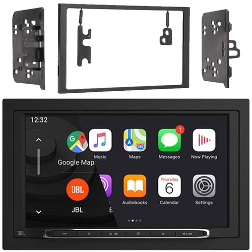 JBL Legend 700 7” Touchscreen Display Double-DIN Mechless Bluetooth AM/FM Receiver W/Wireless Apple CarPlay & Android Auto, Double DIN Installation Dash Kit for Select 1994-2012 GM Vehicles