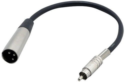 Pyle PCBL10F1 12 Gauge 1Ft RCA Male To 3-Pin XLR Male Audio Cable