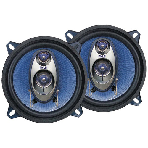 Pair New Pyle PL53BL 5.25'' 200 Watt Three-Way Speakers Car Audio
