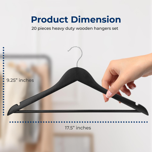 SereneLife Coat Hangers - Thumbnail 4