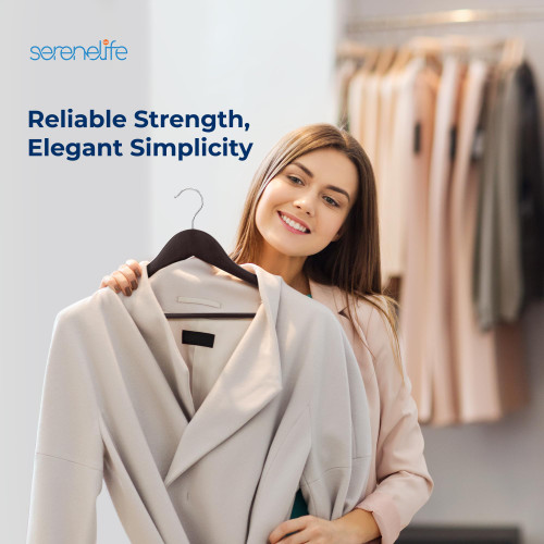 SereneLife Coat Hangers - Thumbnail 5