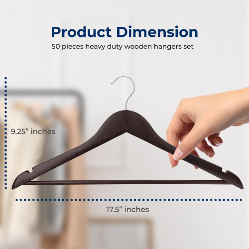 SereneLife Coat Hangers - Thumbnail 4