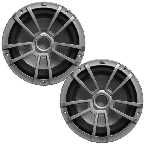 One Pair (QTY 2) Of JBL Stage Marine 10" OEM Replacement 600W Peak Power Marine Audio Gray Subwoofer (Bulk Packaging)