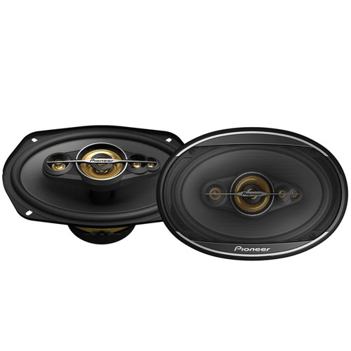 Pioneer TS-A6991F 6”x9" 700 Watt Max Power 5-Way Coaxial Speakers with Carbon/Mica-reinforced IMPP cone, 2-1/4" (57mm) PEI Cone Midrange, 18mm Tweeter and 11mm/9mm Super Tweeters (Pair)