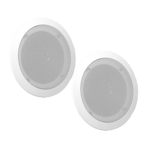 Pyle PDIC51RD 5.25" 150W Peak Power In-Wall/In-Ceiling 2-Way Home Audio White Speakers (Pair)