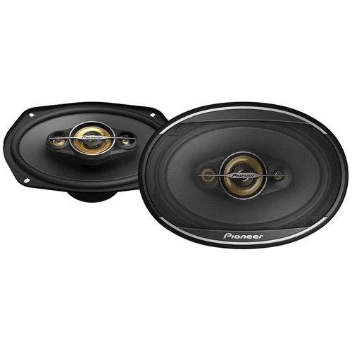 Pioneer TS-A6971F 6"x9" 600 Watt Max Power 4-Way Coaxial Speakers with Carbon/Mica-reinforced IMPP cone, 18mm Tweeter and 11mm Super Tweeter, and 2-1/4" Cone Midrange (Pair)
