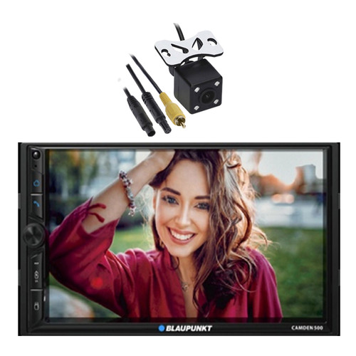 Blaupunkt CAMDEN 500 7" Touchscreen Double Din Bluetooth Stereo Receiver with Rear View Back-up Camera