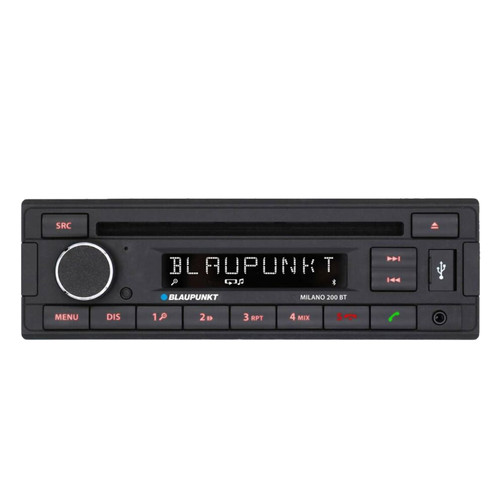Blaupunkt Milano 200 BT Single Din USB Bluetooth CD Stereo Receiver
