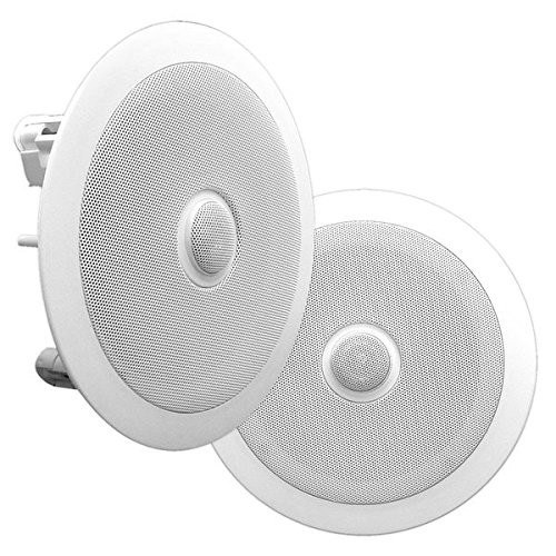 2x Pyle PD-IC80 8'' 300 Watt Max Power 2-Way In-Ceiling Speakers