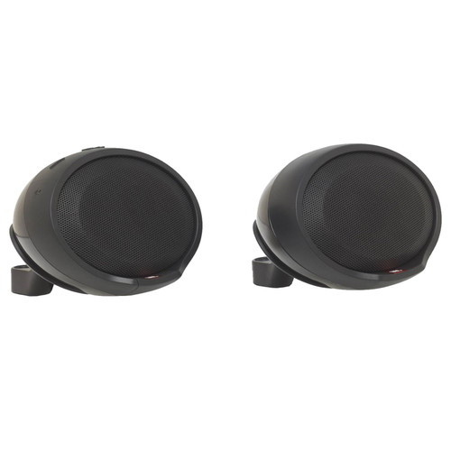 2x JBL Cruise Handlebar-Mount Black For Motorcycles and Scooters Speaker Pods