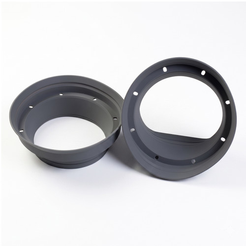 Enrock Adjustable 6.5" Universal Foam Speaker Enhancers for Improved Sound Quality, Moisture Protection & Easy Installation Speaker Baffle (Pair)
