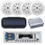 Pyle PLMRB29W Marine In-Dash AM/FM USB AUX Bluetooth Receiver with 4 X Speakers, 400W 4-Channel Amp, Radio Cover