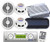New Pyle Marine Boat USB AM FM AUX Media Receiver Radio 4-6.5" Speakers Amp Pkg