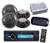 New Sony Marine Radio AUX iPod Input Stereo Cover & 4 x 5.25" Round Speakers Amp