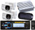 New Sony Waterproof Marine iPod USB Player 4 Speakers 4 Channel Amp Stereo Cover