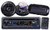 Black Marine Boat USB CD MP3 AUX Radio w/Stereo Cover  2 x 6.5" Round Speakers