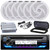 JVC KD-T92MBS Single DIN Marine MotorSports Bluetooth USB/AUX CD Player AM/FM Radio Stereo Receiver w/Black Cover, 6x 5.25" 180W Max 2-Way Speakers, 4-Channel Amplifier, Satellite Vehicle Tuner Kit