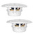 Pair PLMR61W 6.5" 120W Dual Cone Marine Boat Powersport Audio Sport Speakers (White)