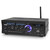 Pyle PCAU46BA Wireless Bluetooth Home Stereo 2x120 Watt Power Amplifier Home Audio Bluetooth Receiver System with Blue Led Display