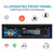 Pyle PLMRB29B Single DIN AM/FM In-Dash Marine Radio SD/MP3/USB Player Bluetooth AUX Receiver (Black)